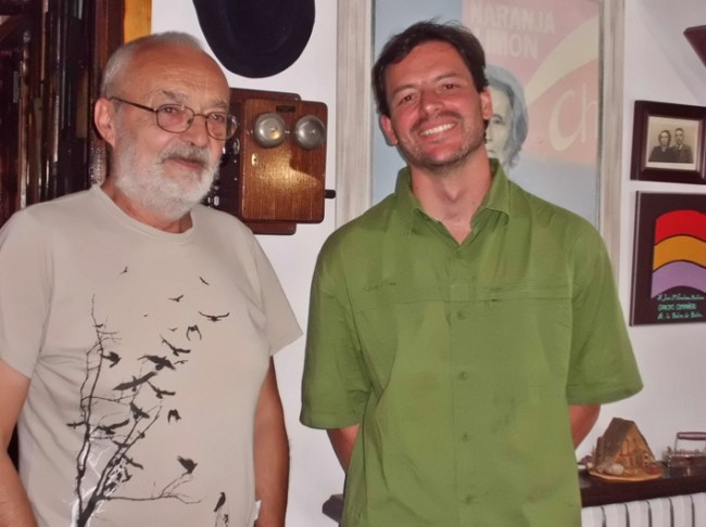 Con José María Escalona