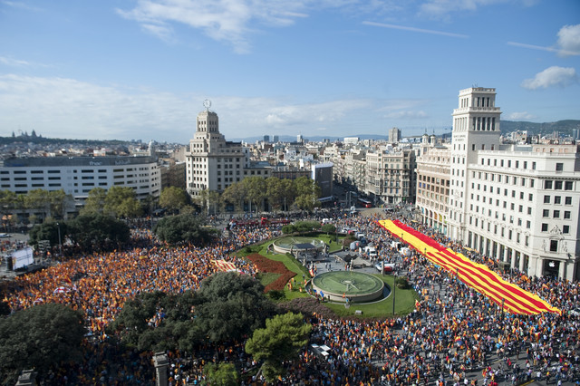 Manifestación 12 de octubre Barcelona