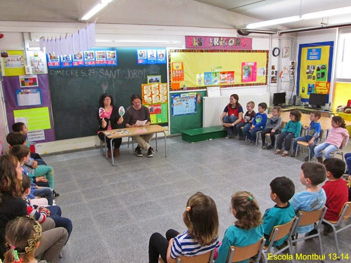 Sant Jordi - Escola Montbui