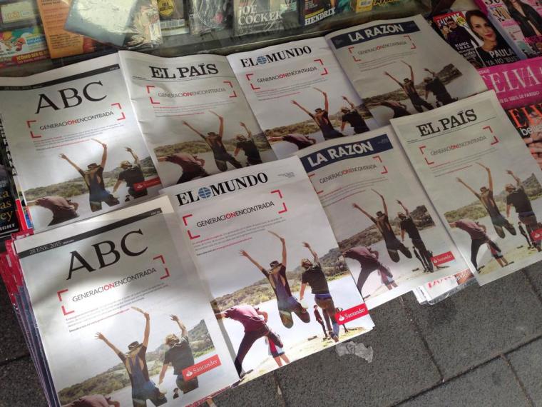 Portadas Banco Santander