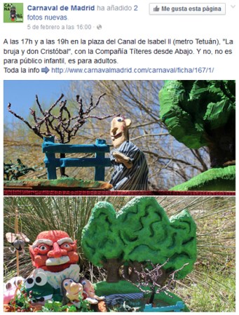 aviso carnaval madrid