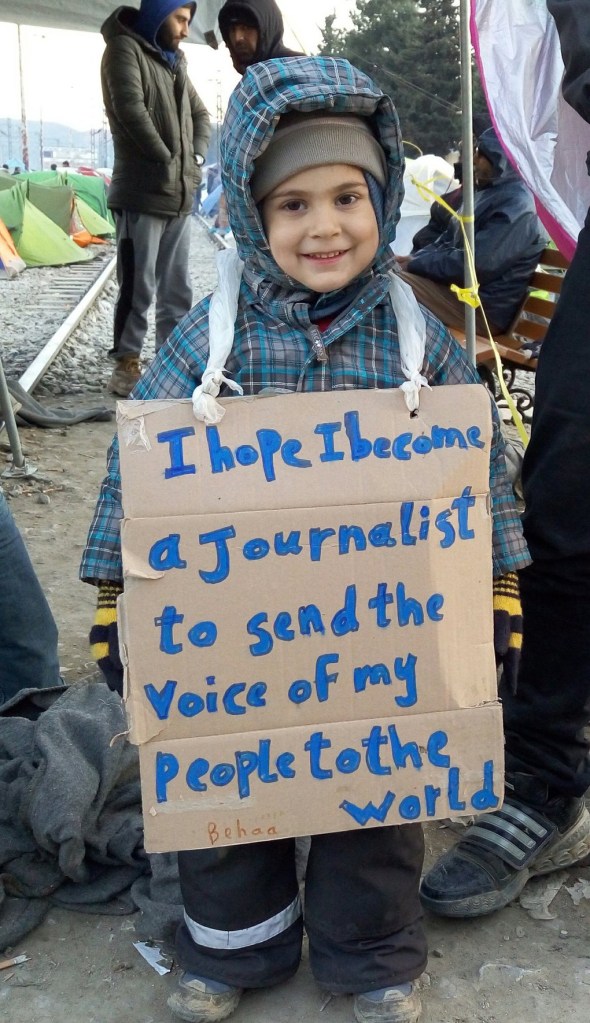 niña refugiada Idomeni - Alberto Sicilia