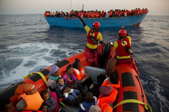 Rescate de Proactiva Open Arms frente a Libia